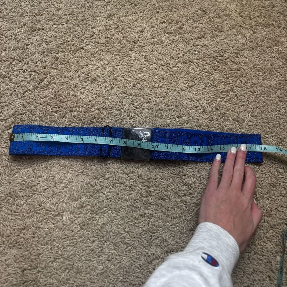Goldbergh Ski Belt Logo Blue for Ski Pants, Jacket, and ski suits - Picture 3 of 4